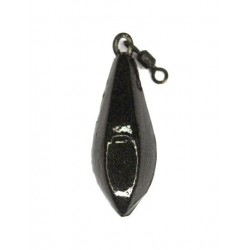 Грузило для риболовлі, Горизонт, фарбоване, з вертлюгом, 80г